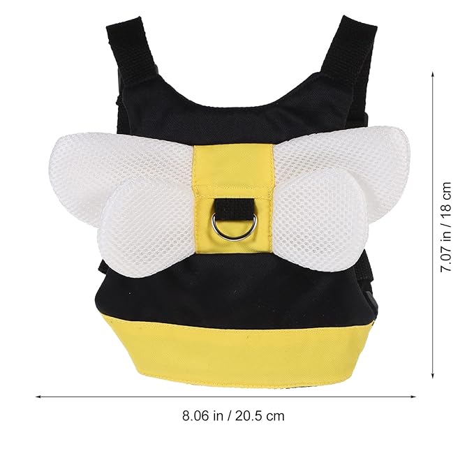Toddmomy Toddler Harness Leash Anti Lost Wrist Link Walking Wristband Safety Backpack Cute Assistant Strap Belt for Toddlers Child Baby Outdoor Activity Yellow