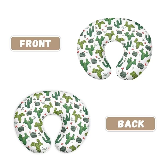 Cactus Nursing Pillow Cover with Zipper Covers Cactus Soft Breastfeeding Cover for Nursing Pillow Unisex Nursing Pillow Slipcovers Machine Wash & Quick Dry