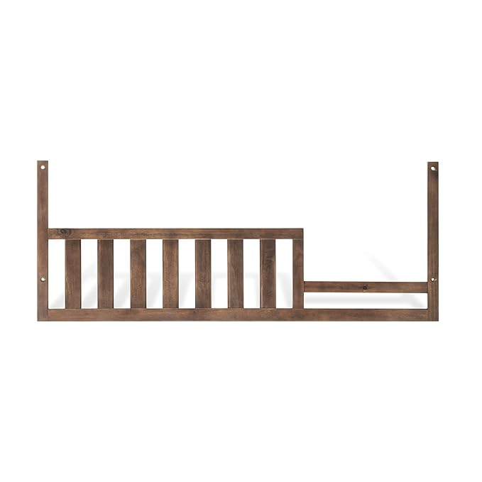 Child Craft Kieran Guard Rail Toddler Bed Conversion Kit, Toasted Chestnut