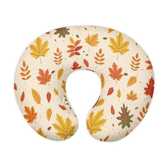 Fall Leaves Breastfeeding Pillow Cover Baby Breastfeeding Slipcover Infant Newborn Nursery Bottle Pillowcase Soft and Easy to Clean Fall Thanksgiving