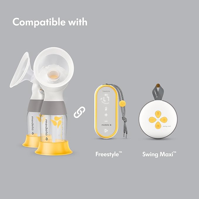 Medela Classic PersonalFit Flex Double Pumping Kit for Electric Breast Pumps Compatible with Freestyle, and Swing Maxi Breastpumps