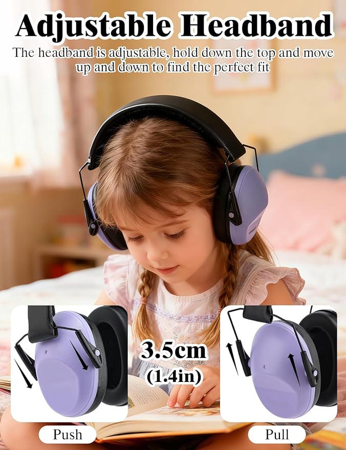 sundee Kids Noise Cancelling Headphones Ear Muffs for Noise Reduction Hearing Protection for Autism Chirldren