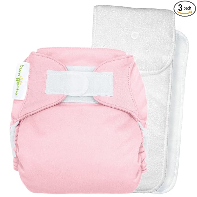 bumGenius One-Size Hook & Loop Closure Cloth Diaper 4.0 - Blossom