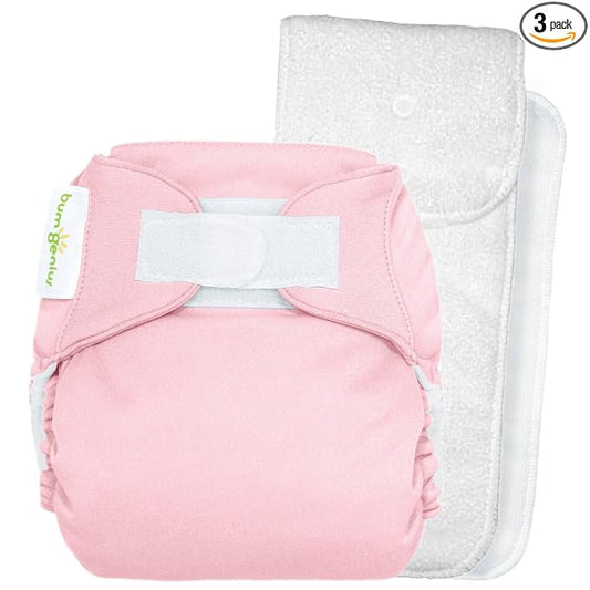 bumGenius One-Size Hook & Loop Closure Cloth Diaper 4.0 - Blossom