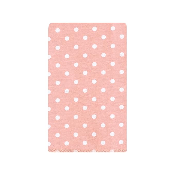 Hudson Baby Unisex Baby Flannel Burp Cloth 10pk, Sweet Peach, One Size
