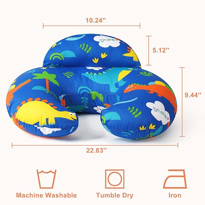 AMASKY Nursing Pillow for Breastfeeding and Bottle Feeding, Ergonomic Support for Mom and Baby, Removable Washable Cover(Navy Blue), Pallet of Product