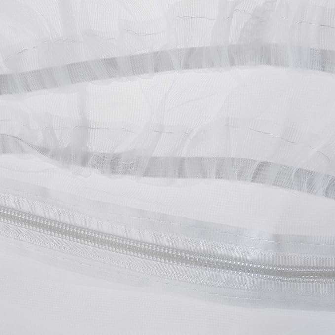 Poyetmotte Ajustable Mosquito Net, White, Multicolor, One Size
