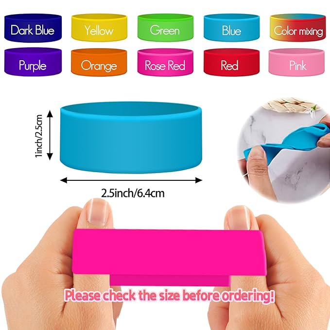 Personalized Bottle Labels Custom Water Bottle Name Bands with Logo Customized Engraved Reusable Silicone Sippy Cup Labels for Daycare School 1-15 PCS