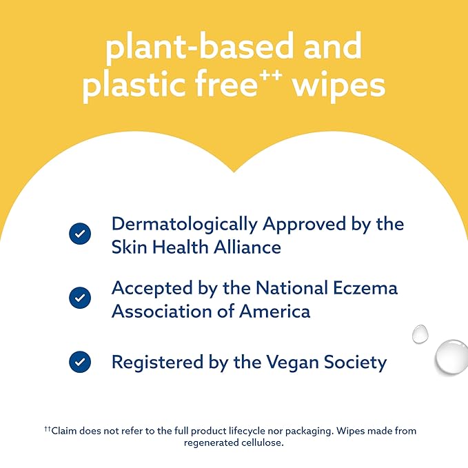 WaterWipes Sensitive+ Bathing Wipes,3-In-1 Cleans,Cares,Protects,99.9% Water,Unscented & Hypoallergenic,16 Count (Pack of 12)
