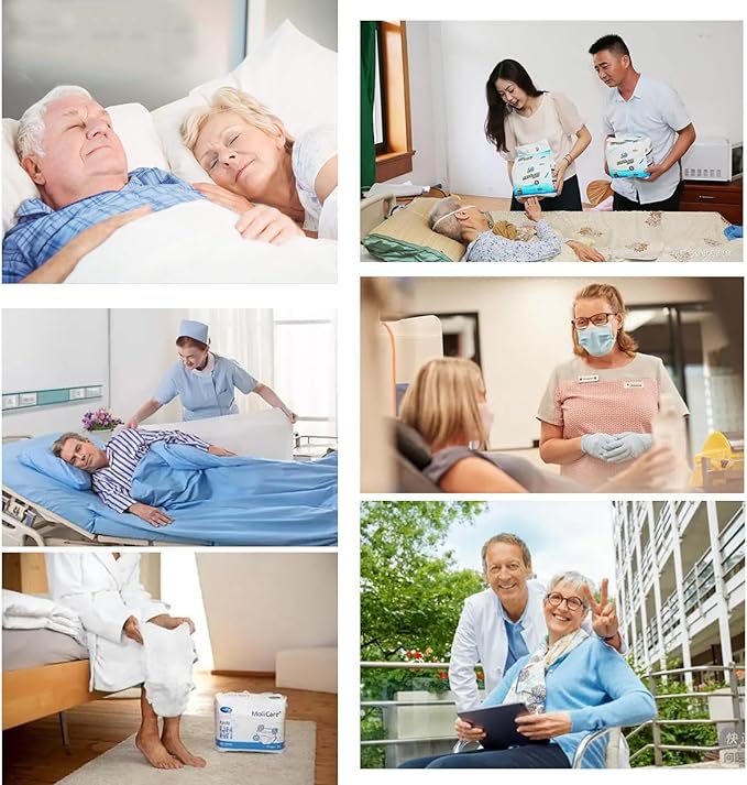Adult Cloth Diapers Covers/Adult Incontinence Pants/Plastic Diapers/Waterproof and Reusable Elderly Diapers, Soft Surface, Suitable for Adult Men and Women