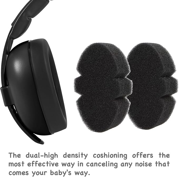 PandaEar Infant Baby Noise Cancelling Headphones - Noise Protection, 0-24+ Months, Comfortable Ear Protection, Ideal for Travel Airplane