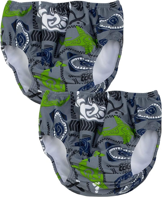 Tuga Boys Reusable Swim Diapers, UPF 50+ Sun Protection Swimwear