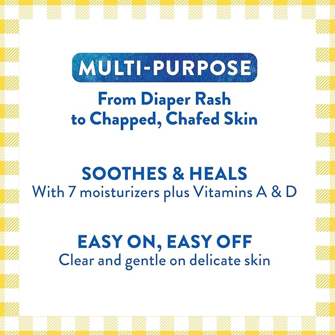 Balmex Multi-Purpose Healing Ointment & Skin Protectant for Diaper Rash and Chafing, with Petrolatum, 7 Moisturizers and Vitamins A&D, Pediatrician Recommended and Paraben-Free, 3.5oz (Pack of 2)