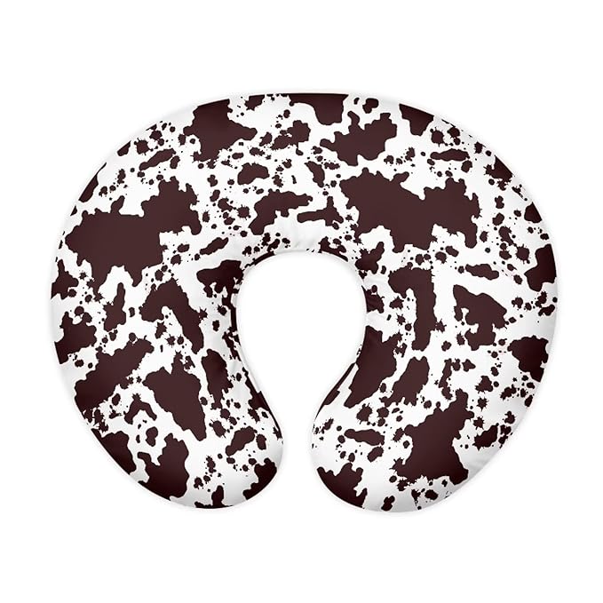 Brown Cow Baby Nursing Pillow Cover Stretchy Breathable Breastfeeding Pillow Cover Easy to Clean Neutral Pillow Cover for Infant Snug