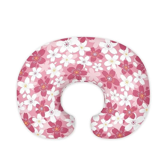 Cherry Floral Breastfeeding Pillow Slipcover for Baby Ultra Soft Comfortable Newborn Nursing Pillow Case Baby Essentials