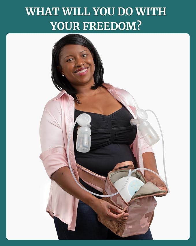 Pump-A-Porter Portable Breast Pump Bag | Belt Bag | Turns Electric Pump into Hands-Free Wearable Breast Pump | Fits Spectra S1, S2, Synergy Gold, Motif Luna, Ameda Pearl, Unimom Opera
