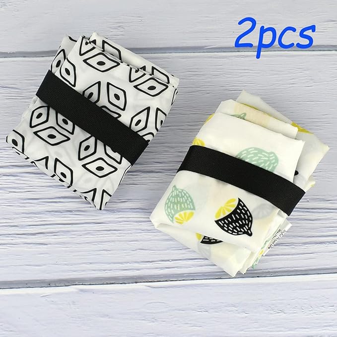 2Pcs Waterproof Reusable Wet & Dry Bag for Baby Cloth Diaper Gym Clothes Travel Bags Washable Beach Pool Swimsuits Pockets with Two Zippered Dirty Diapers Stroller Yoga Toiletries Daycare Organizer