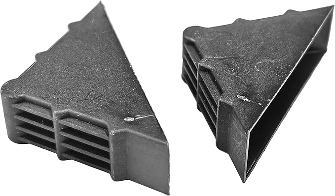 Triangle Corner Guards 40Pcs, Fit for 0.6 Inch Thickness, Plastic Angle Covers Protectors for Picture Frame Wood Boards Shelves Glass Mirror Furniture, 1.89 x 1.89 x 0.65 Inch