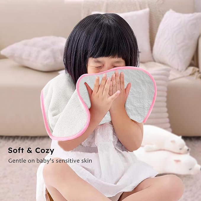 Bibs Set Large Toddler Bibs Ultra Soft & Absorbent,Pullover Baby Bibs for Drooling Feeding