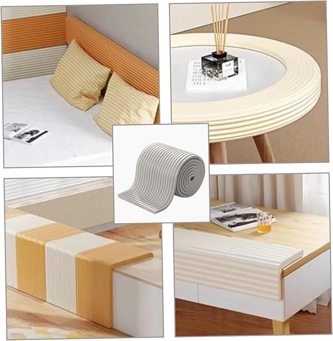 Crib Padding for Sides 79x8 Soft High Elasticity Thickened NBR Padded Wall Panels Water Resistant Crib Bumper Pads for Wall Table Cabinet Desk