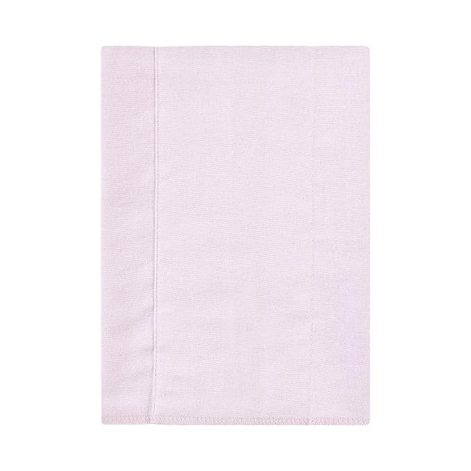 Hudson Baby Unisex Baby Cotton Flannel Burp Cloths, Lilac Elephants 7 Pack, One Size