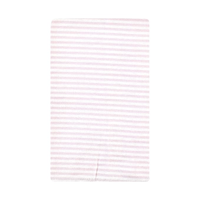 Hudson Baby Unisex Baby Cotton Flannel Burp Cloths, Lilac Elephants 10 Pack, One Size