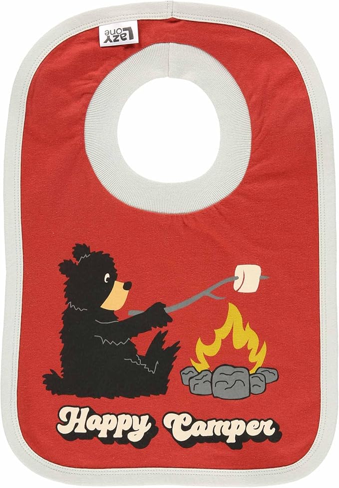 LazyOne Animal-Print Baby Bibs, Cute Baby Shower Gifts