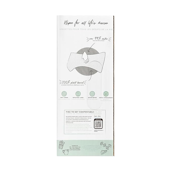 The Honest Company Hypoallergenic Multi-Use Baby Wipes for Sensitive Skin, Geo Mood, 288 Count (Pack of 3)