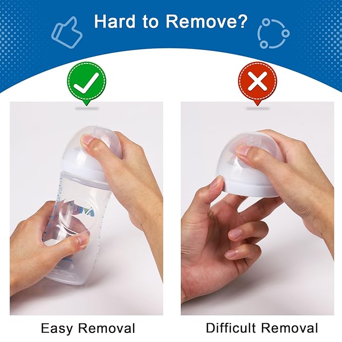 (4 Count) Baby Bottle Lids for Philips Avent Baby Bottles, Compatible with Philips Avent Natural Bottles & Natural Glass Bottles