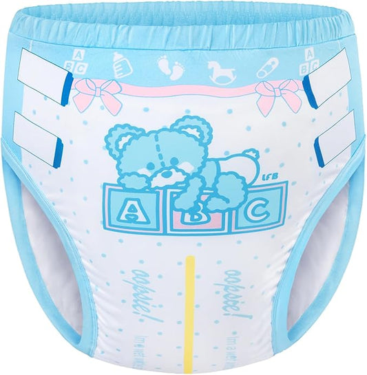Littleforbig Soft Silky Underwear Comfortable Washable Reusable Adult Training Pants - Potty Pants