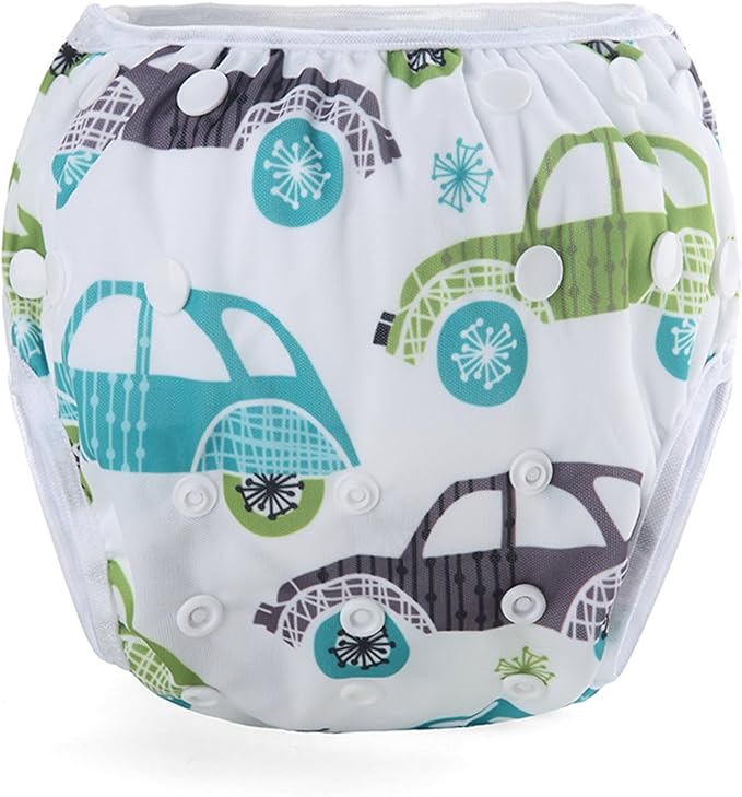storeofbaby Reusable Swim Diapers Covers Waterproof Swimming Pants for 8-36lbs Unisex Baby Pack of 2