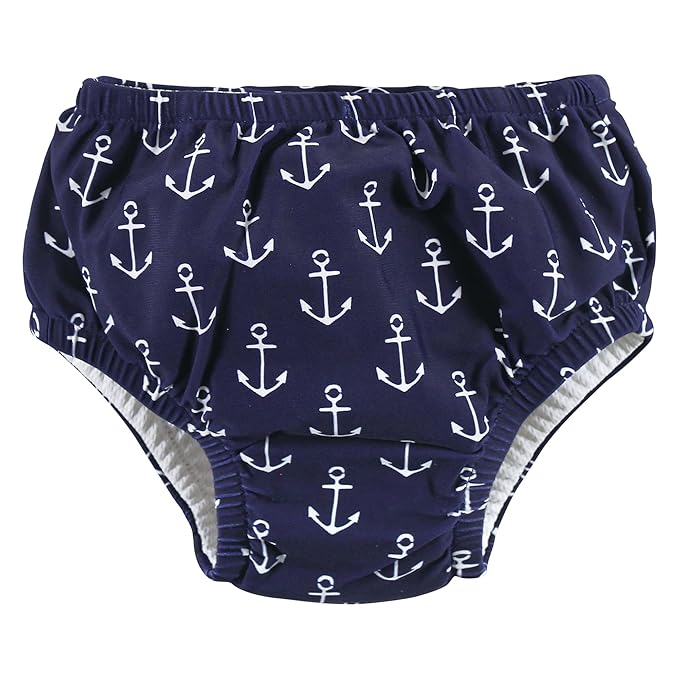 Hudson Baby Unisex Baby Swim Diapers, Whale Anchor, 18-24 Months