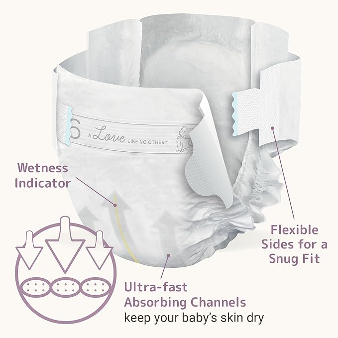 Bambo Nature Premium Eco-friendly Baby Diapers, Size 6 (35+ Lbs), 24 Count