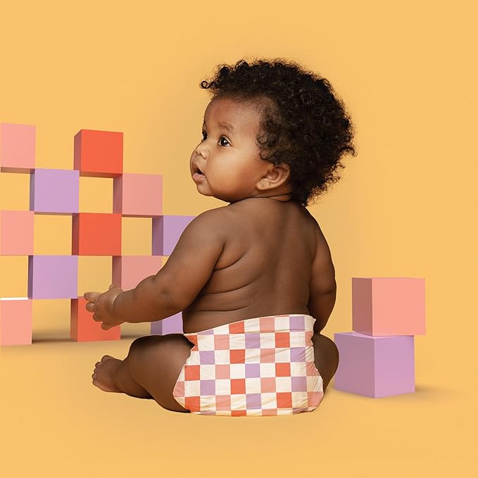 Hello Bello Premium Diapers Size 2, Love Checks Design, Super Value Pack (185 Count)