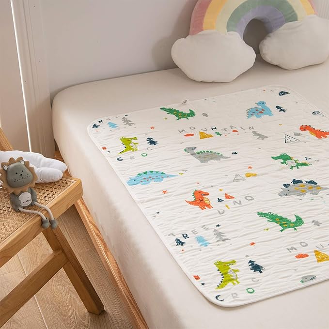 Baby Portable Diaper Changing Pad,Waterproof Changing Mat,Soft Comfortable,Foldable Travel Pad,Toddler Essentials Must Haves,Newborn Shower Gifts(2 Pcs-27"x35")