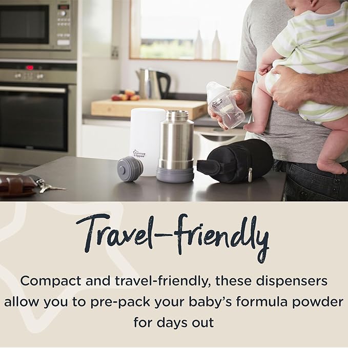 Tommee Tippee Closer to Nature Baby Bottle Formula Dispensers – 6 Count