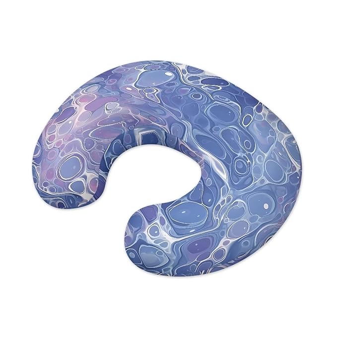 Abstract Bubble Breast Feeding Support Pillow Cover, Acrylic Painting Fit Nursing Pillow Slipcovers for Breastfeeding Moms Newborn Nursing Pillow Case