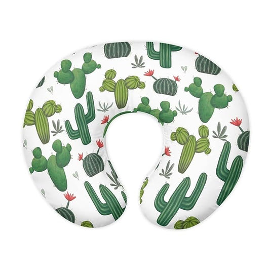 Cacti Nursing Pillow Cover Slipcover for Breastfeeding Pillows, Soft and Stretchy Safely Breastfeeding Pillow Cover Baby Essentials