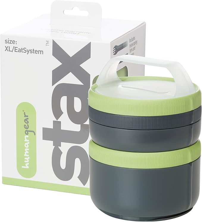 humangear STAX XL/Eat System | Modular Storage Container | Extra Large Stacking Container | BPA-Free, PC-Free, Phthalate-Free