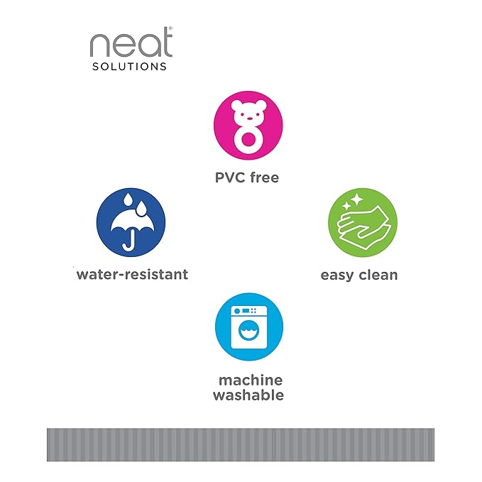 Neat Solutions Girl 10 Pack Water Resistant Bib Set, 10 Count