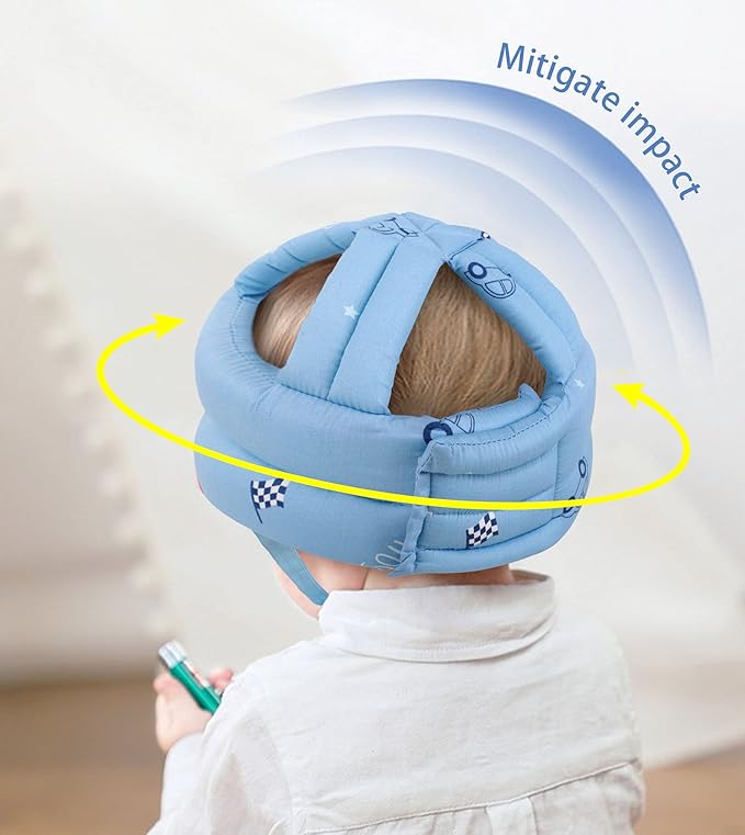 Simplicity Baby Infant Toddler No Bumps Safety Helmet Head Cushion Bumper Bonnet