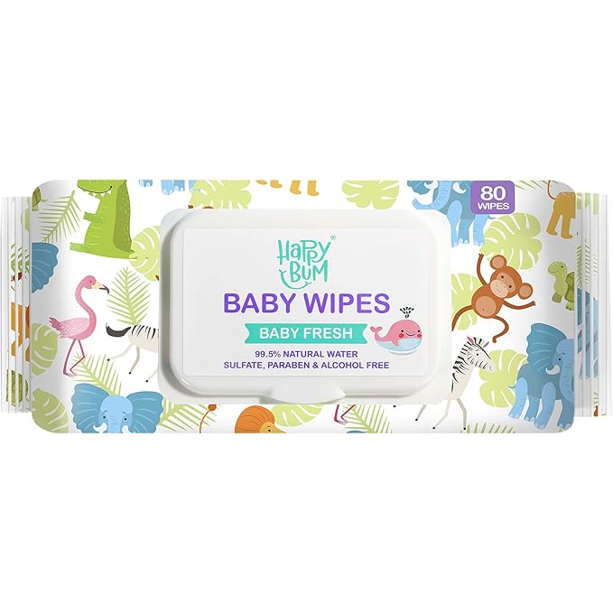 Sensitive Water Baby Diaper Wipes, Baby Wipes, Unscented, 4 Flip-top packs (320 Wipes Total)