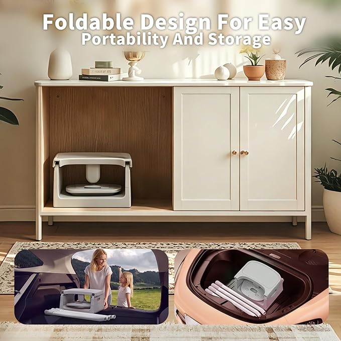 Portable 3 in 1 High Chairs for Babies and Toddlers, Convertible Baby Feeding Chair with Tray, Easy Clean Baby High Chair for Toddler with Foot Rest, Infant Highchairs & Booster Seats with Cush Grey