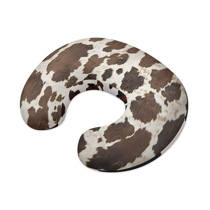Cowhide Print Girls Boys Nursing Pillow Cover for U-Shaped Feeding Pillow Breastfeeding Super Comfy and Soft for Baby, Baby Mom Essentials, 2 Packs