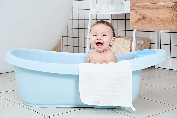 CottCare Muslin Burp Cloths for Baby 100% Cotton Large 20''X10'' 6 Layers Thicken Super Soft and Absorbent (6 Pack,White)