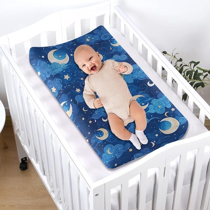 Changing Pad Covers for Boys Girls Carddle Sheet Set for Baby Boys Girls Breathable & Washable Cover