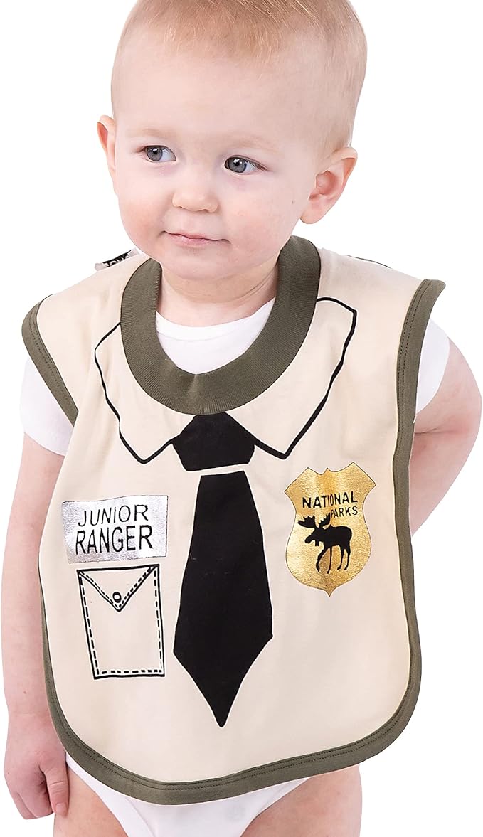 LazyOne Animal-Print Baby Bibs, Cute Baby Shower Gifts