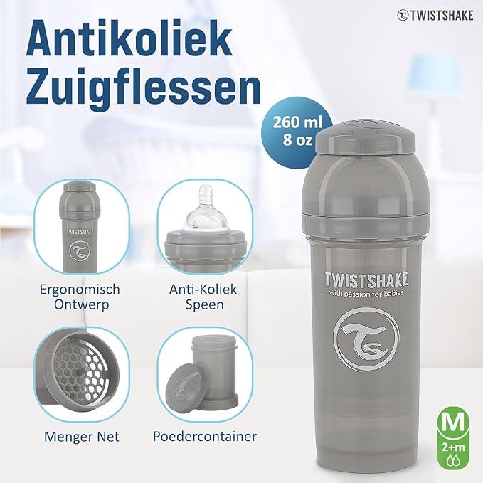 Twistshake Anti-Colic Baby Bottle 2+ Months 260ml