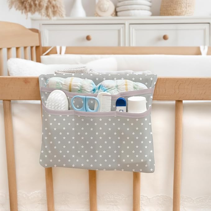HAMUR Baby Diaper Bag Organizer – Compact & Foldable Stroller Pouch for Newborn Essentials | Travel-Friendly | Fits Boys & Girls ( Fox)