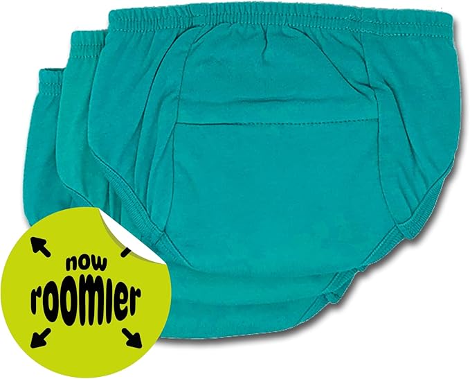 Tiny Trainers Cotton Training Pants, Unisex, for Babies and Toddlers, Elimination Communication or Potty Training - 3-pack